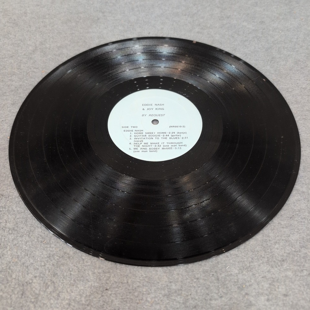 Eddie Nash & Joy King By Request Signed Vinyl LP Galaxie III NR6610-1 Country VG - Picture 8 of 8